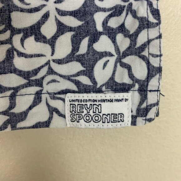 Janie & Jack Boys 4 Reyn Spooner Shirt Short Sleeve Hawaiian Aloha Tropical Blue - Picture 6 of 15